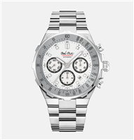 Armbanduhr Paul Picot Herr Yachtman in Stahl 1253.20W60B20